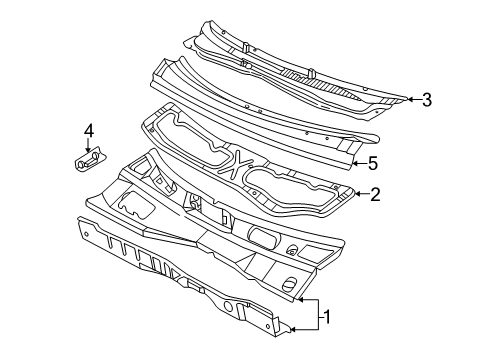 2001 Chevy Cavalier Cowl Diagram