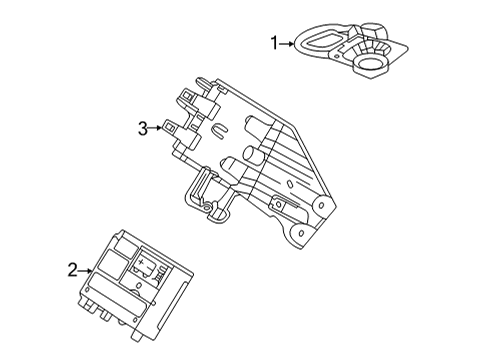 2024 Cadillac CT4 Communication System Components Diagram