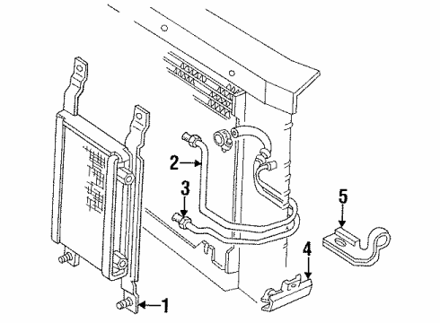 1991 Chevy Lumina Trans Oil Cooler Diagram 3 - Thumbnail