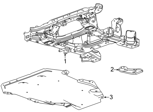 2024 Chevy Blazer EV Front Suspension Diagram