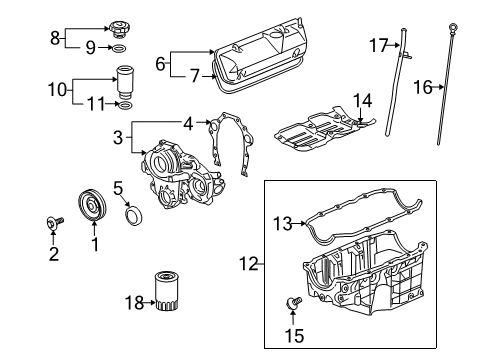 2010 Buick Lucerne Engine Parts Diagram
