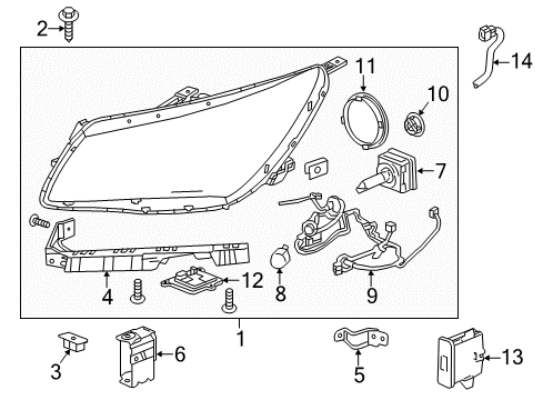 2015 Buick LaCrosse Access Cover Diagram for 92266966