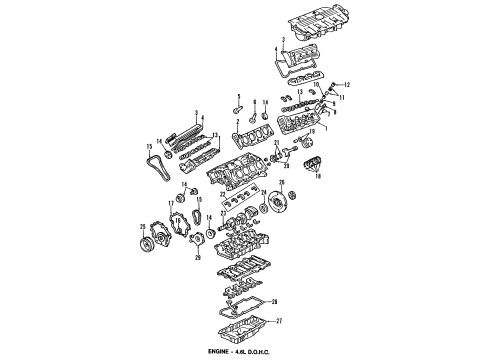1993 Cadillac Allante Piston Rings Diagram for 3543903