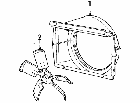 1985 Chevy K5 Blazer Cooling Fan Diagram