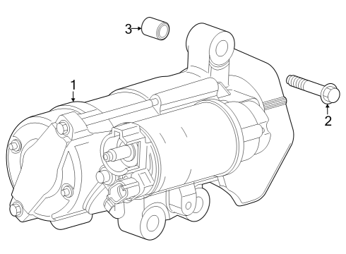 2024 Chevy Colorado Starter Diagram