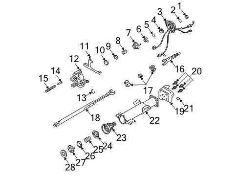 1998 Chevy Malibu Housing & Components Diagram