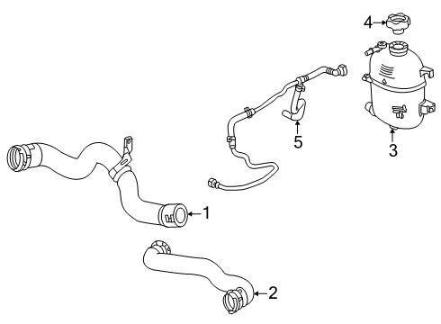 2025 Chevy Traverse Hoses, Lines & Pipes Diagram