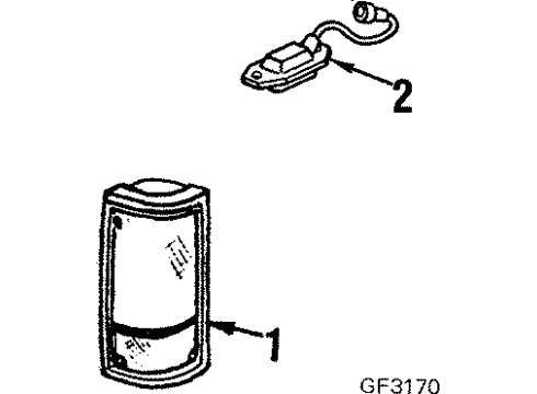 1987 Chevy S10 Blazer License Lamps Diagram