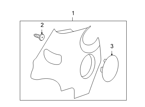 2005 Chevy Corvette Interior Trim - Quarter Panels Diagram