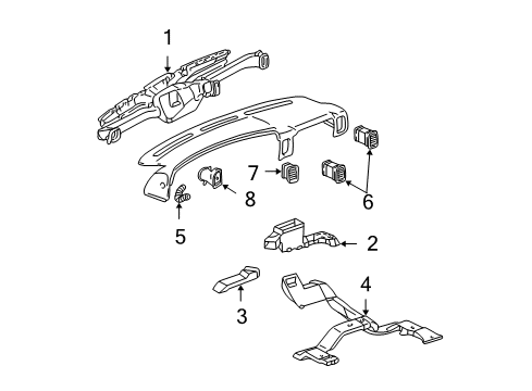 2000 Chevy Tahoe Ducts Diagram