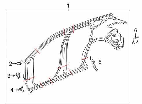 2025 Chevy Blazer Uniside Diagram