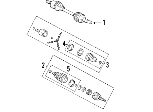 2009 Saturn Vue Front Axle Diagram