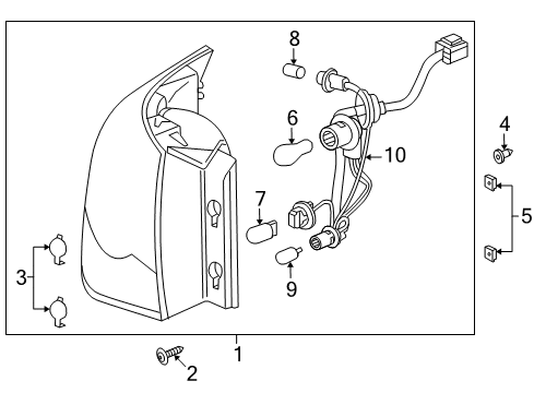 2013 Chevy Cruze Bulbs Diagram