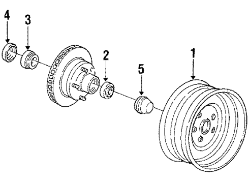 1987 Oldsmobile Cutlass Cruiser Wheels Diagram