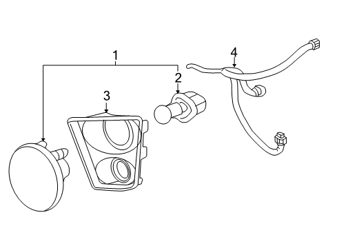 2014 Chevy Camaro Daytime Running Lamp Components Diagram