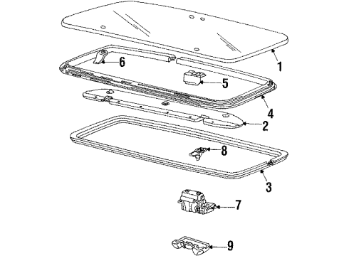 1985 Buick Skylark Sunroof Diagram