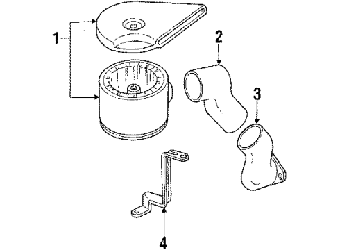 1987 Pontiac Sunbird Air Inlet Diagram
