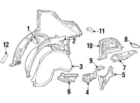 1985 Cadillac Seville Relief Valve Diagram for 8788235