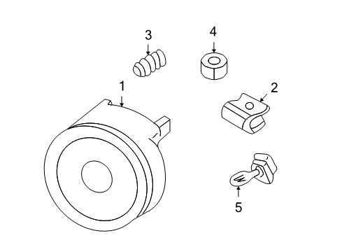 2003 GMC Envoy Fog Lamps Diagram