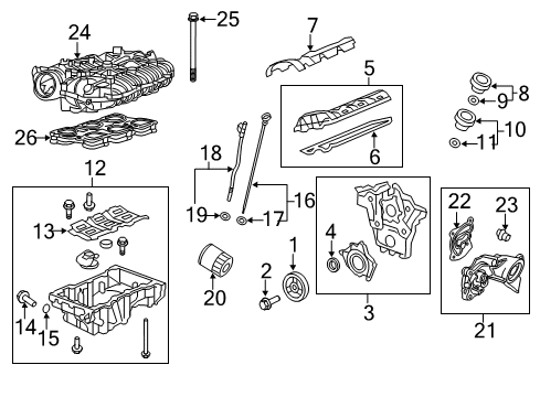 2013 Cadillac SRX Intake Manifold Diagram