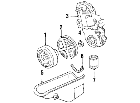 1997 Chevy Tahoe Engine Parts Diagram 2 - Thumbnail