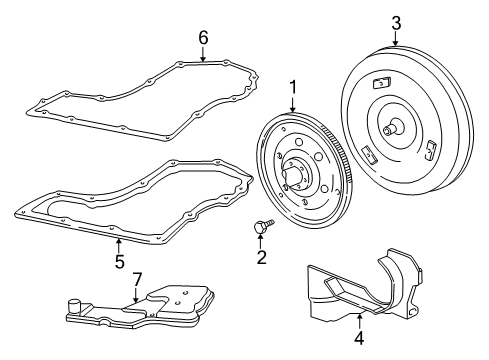 2003 Pontiac Grand Am Transaxle Diagram for 89059802