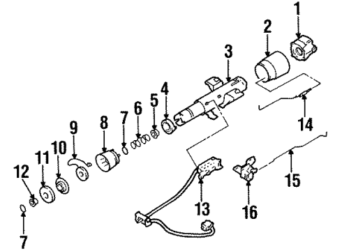 1997 Cadillac Seville Switches Diagram 2 - Thumbnail