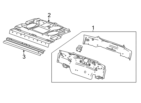 2015 Buick LaCrosse Rear Body Panel Diagram for 20870151
