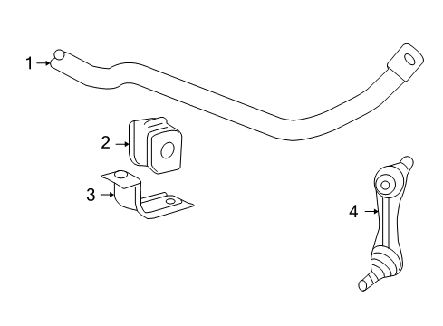 2010 Chevy Corvette Stabilizer Bar & Components Diagram 2 - Thumbnail