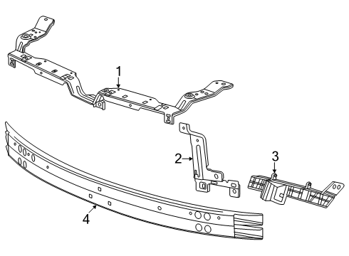 2024 Buick Envision Bumper & Components - Front Diagram 2 - Thumbnail
