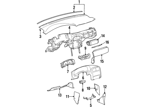 2000 Saturn SC2 Switches Diagram