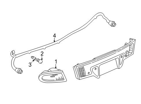 1998 Pontiac Sunfire Wire Harness Diagram for 15323636