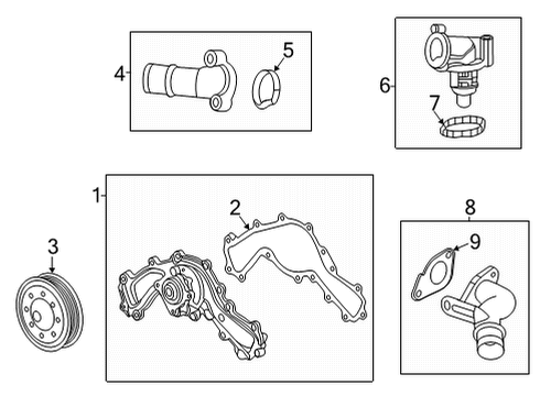 2025 Cadillac CT5 Water Pump Diagram 2 - Thumbnail