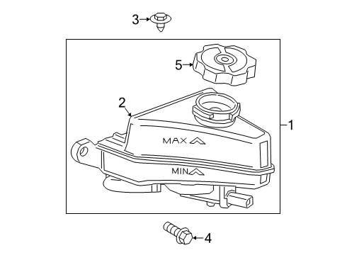 2025 Cadillac XT4 Dash Panel Components Diagram