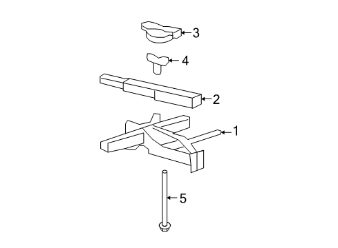 2008 Chevy Malibu Jack & Components Diagram 2 - Thumbnail