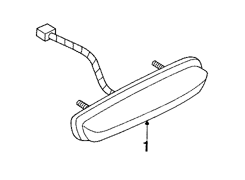1995 Saturn SL2 High Mount Lamps Diagram