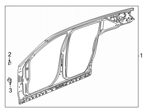 2025 Cadillac ESCALADE IQ Uniside Diagram