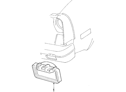 1987 Pontiac T1000 Park Lamps Diagram