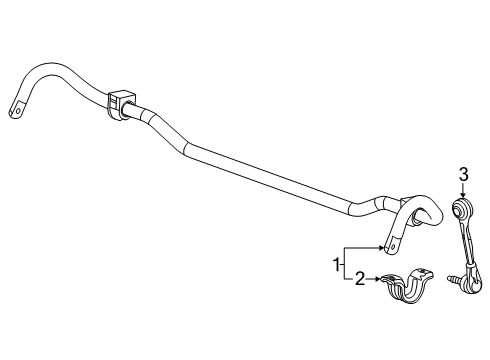 2024 Chevy Corvette Stabilizer Bar & Components Diagram 5 - Thumbnail