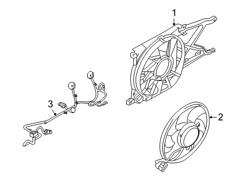 2008 Saturn Astra Cooling Fan Diagram 2 - Thumbnail
