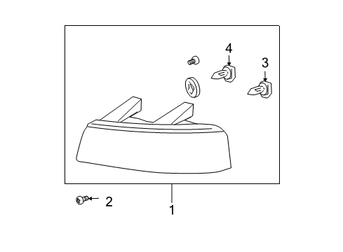 2025 Chevy Express 2500 Headlamp Components Diagram