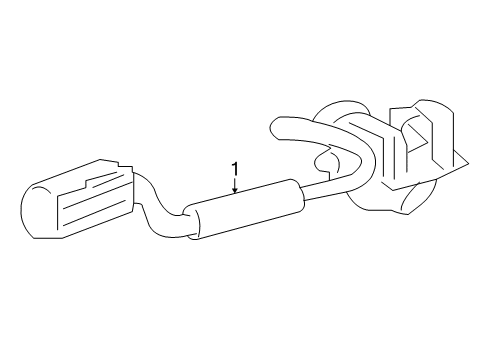 2013 Cadillac SRX Parking Aid Diagram