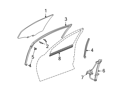 2006 Chevy Monte Carlo Front Door Diagram