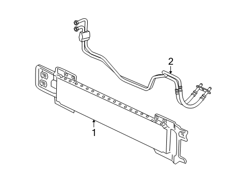 2003 Saturn Vue Trans Oil Cooler Diagram