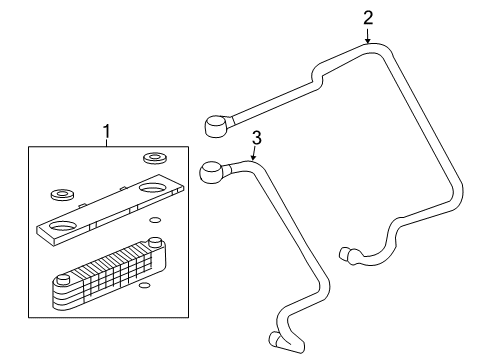 2004 Cadillac CTS Oil Cooler Diagram