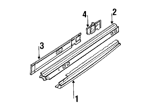 1994 Oldsmobile Cutlass Supreme Rocker Panel Diagram