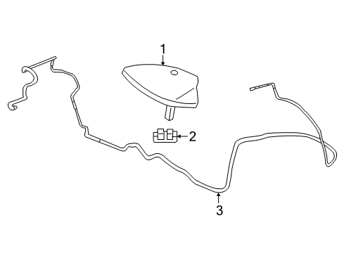 2024 Chevy Traverse Limited Antenna & Radio Diagram