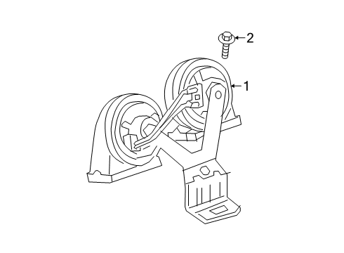 2025 Cadillac XT6 Horn Diagram