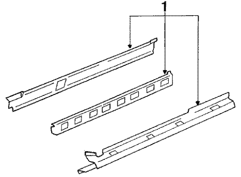 1990 Buick Reatta Rocker Panel Diagram