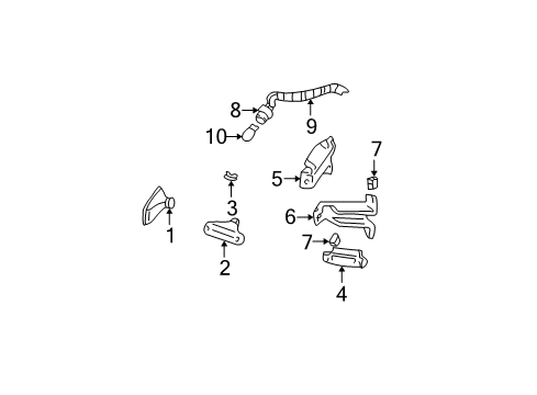 1997 Chevy C3500 Shield Diagram for 15599057